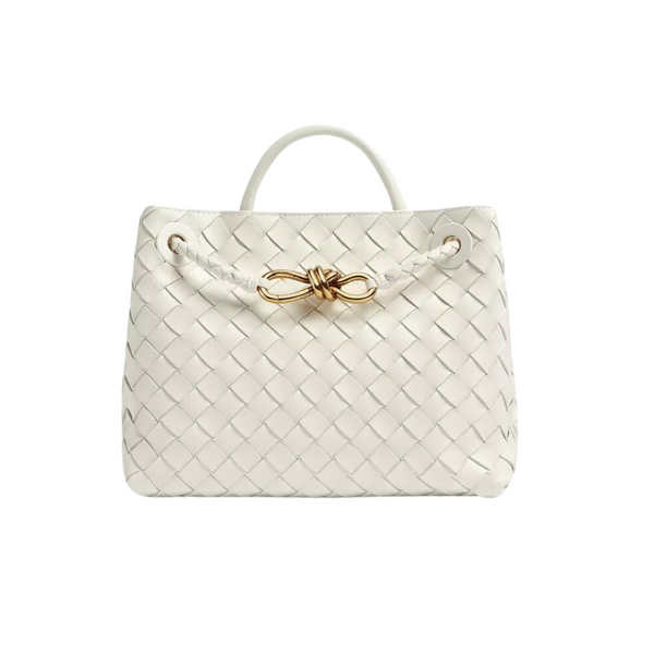 Cream Weave Tote Bag