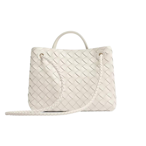 Cream Weave Tote Bag