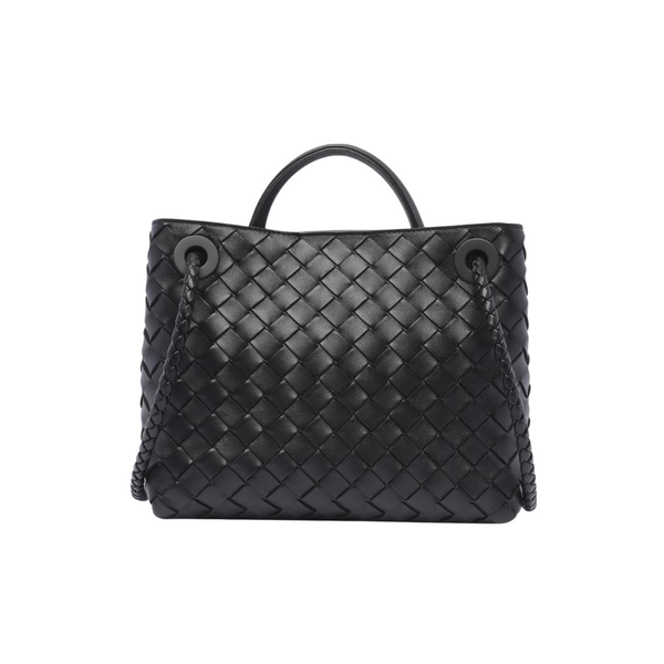 Black Weave Tote Bag