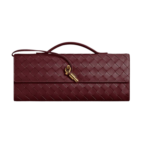 Ella Maroon Clutch