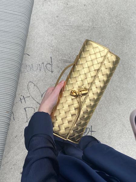 Ella Gold Clutch