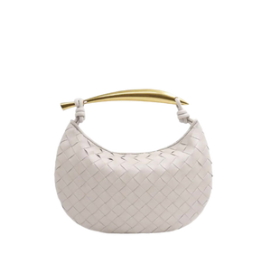 White Intrecciato Bag