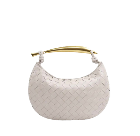 White Intrecciato Bag