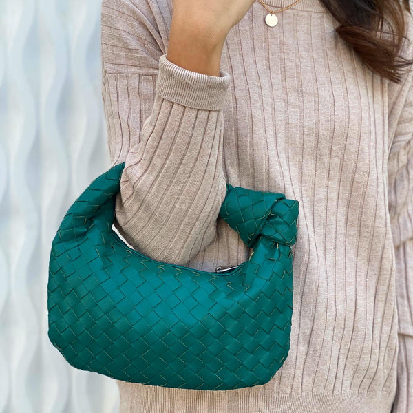 Teal Knot Bag