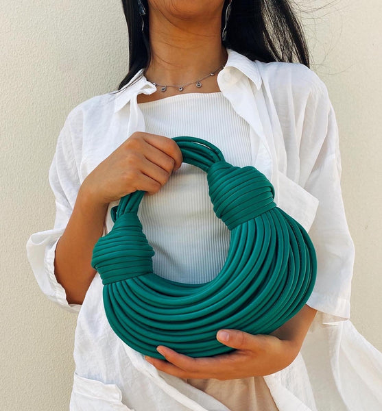 Green Double Knot Mini Bag