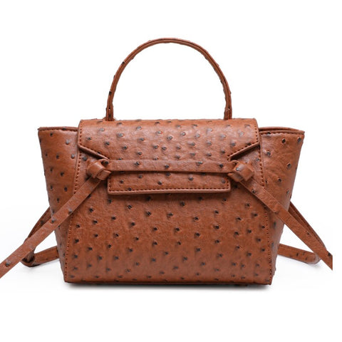 Brown Ostrica Handbag