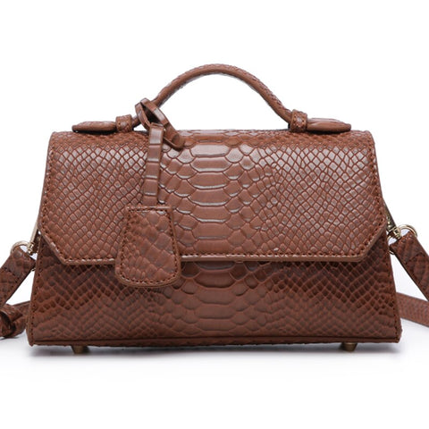 Brown Serpent Handbag