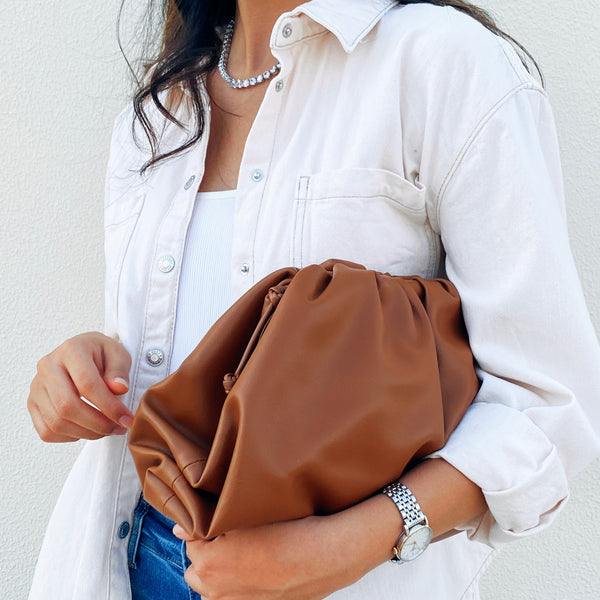 Tan Brown Pouch