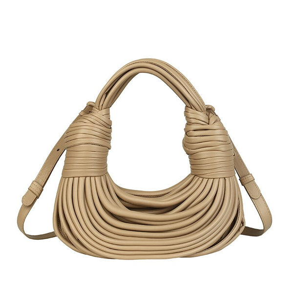 Beige Double Knot Mini Bag