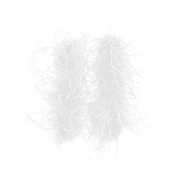 White Feather Cuffs - Set of 2