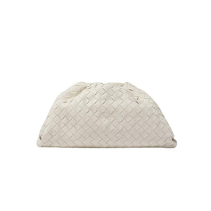 Cream Woven Pouch