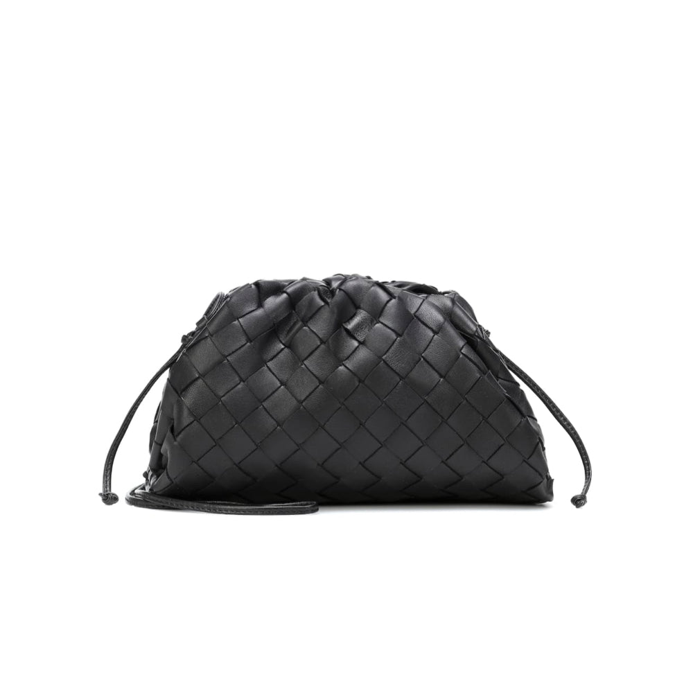 Black Woven Mini Pouch