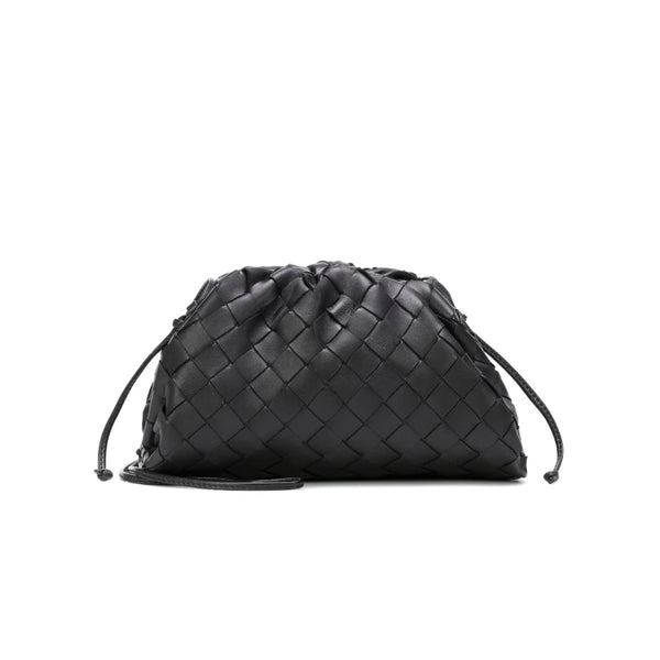 Black Woven Mini Pouch