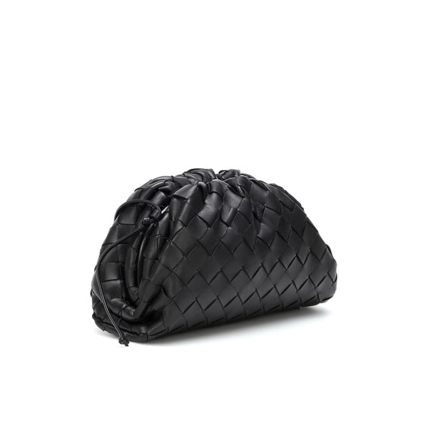 Black Woven Mini Pouch