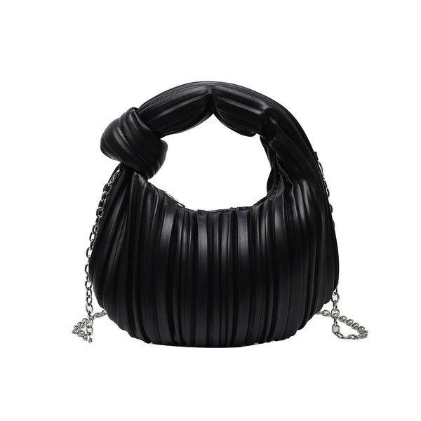 Black Pleated Bag