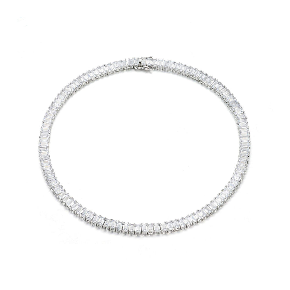 Emerald Cut Tennis Choker