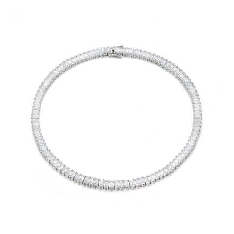 Emerald Cut Tennis Choker