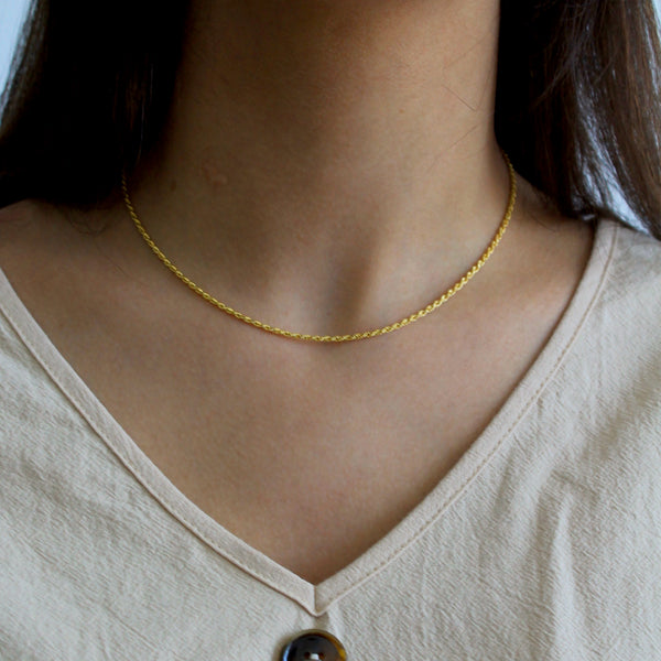 Gold Rope Necklace