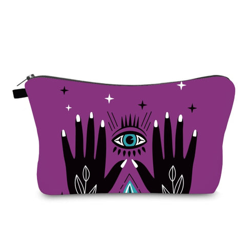 Purple Eyes Makeup Bag