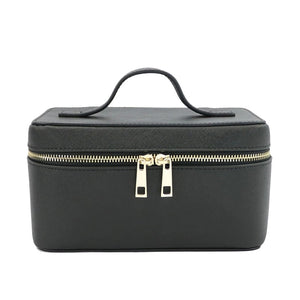 Black Leather Travel Bag