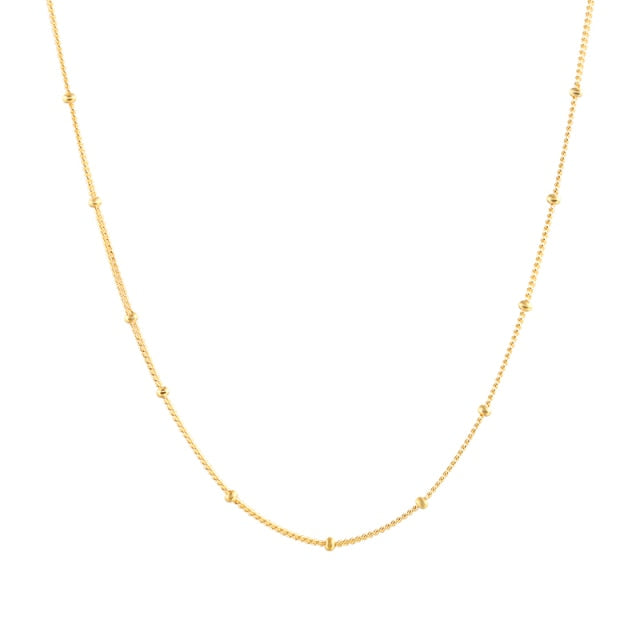 Gold Dotted Necklace