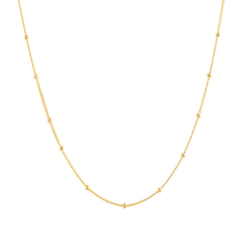 Gold Dotted Necklace